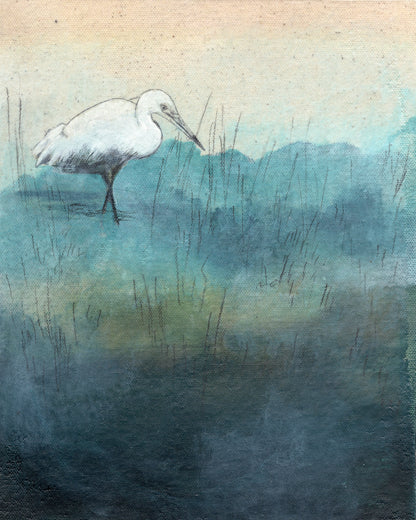 "Among the Reeds" Art Print