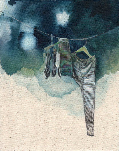 "A Laundry Poem" Art Print