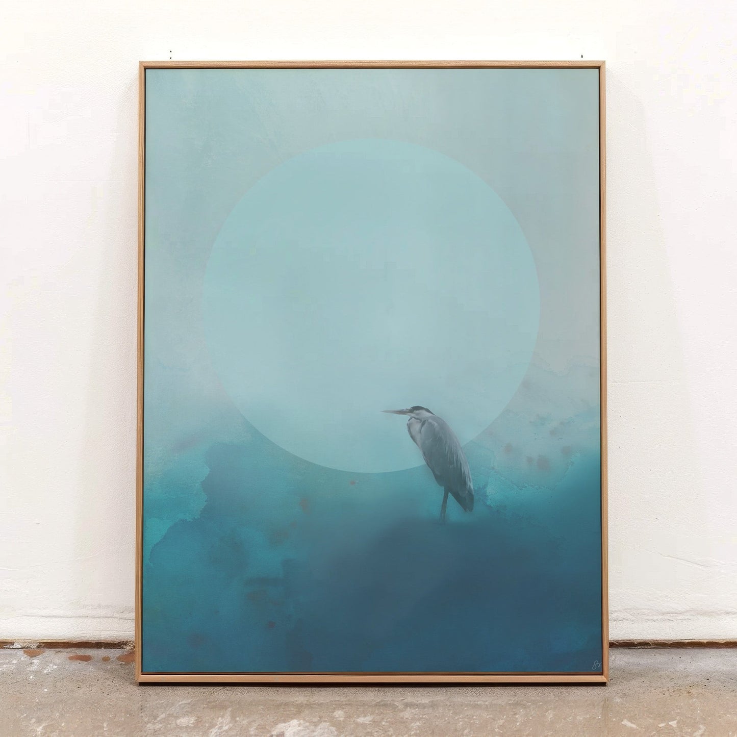 "Searching for Herons" Art Print