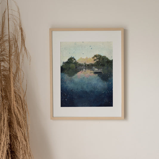 Spring Harbor Print
